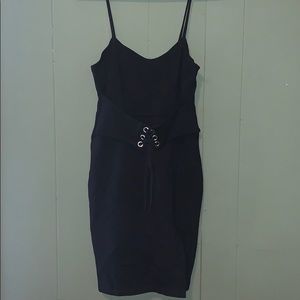 Mini black dress
